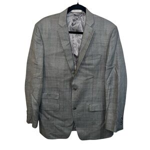 Joseph Abboud Silk-Wool Blend Suit Jacket - Size 40L